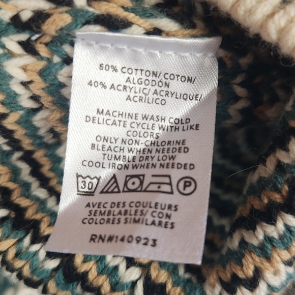 Ann Taylor Women's Career Workwear Chic Tweedy V-Neck Sweater Jacket in Multi S - Picture 12 of 13